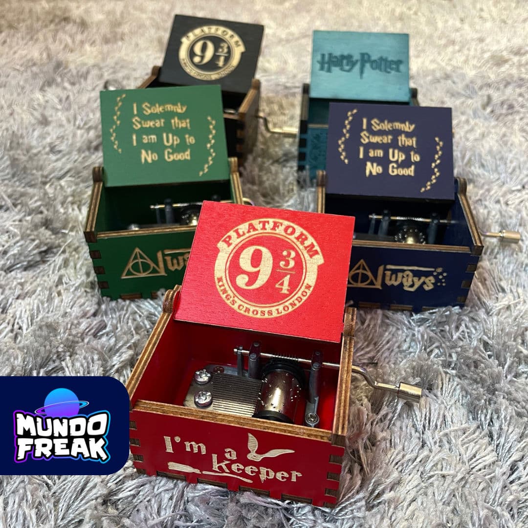 Caja Harry potter negra cancion 02 - Vista 15