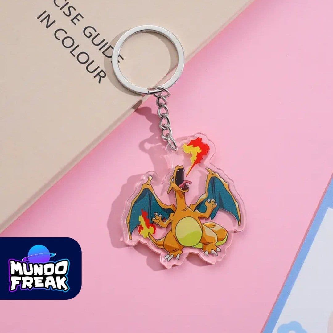 Llavero pokemon charizard tres acrilicos - Vista 3