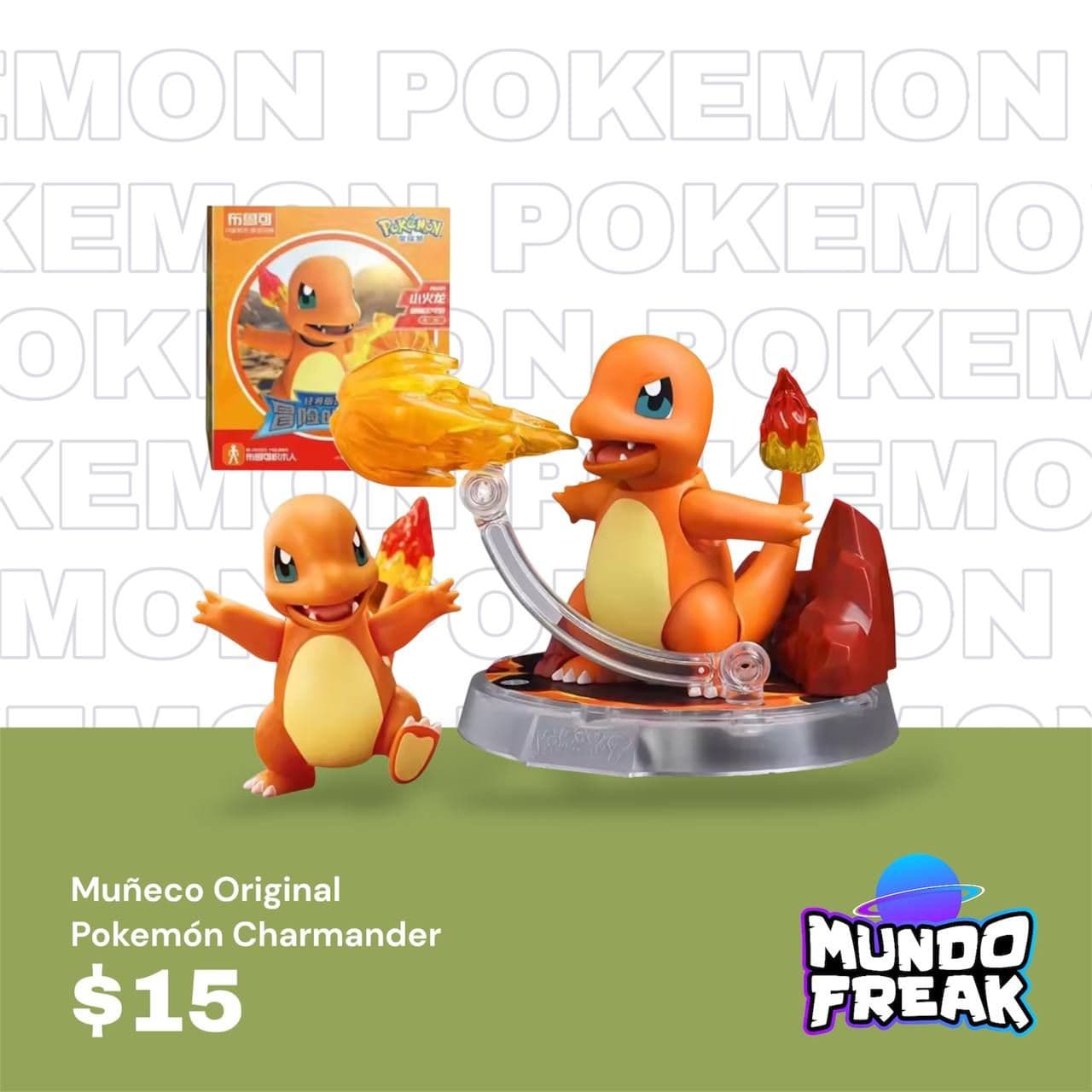 Figura Pokemon Charmander - Vista 2