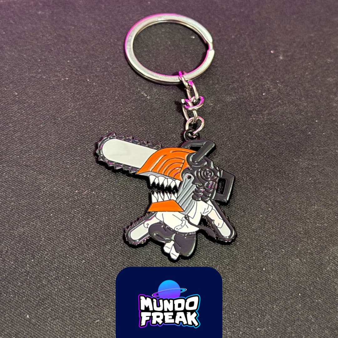 Llavero Chainsaw Man metal