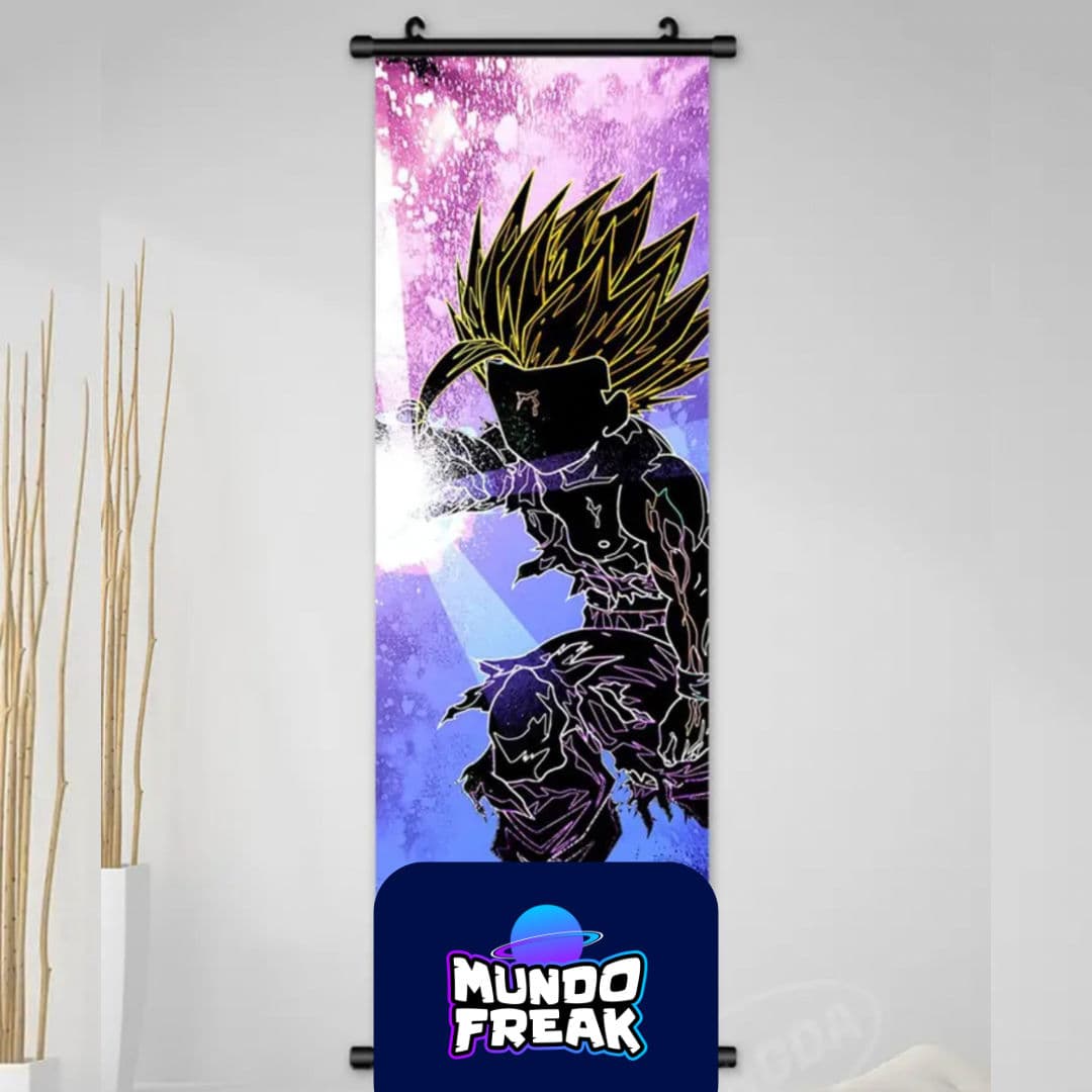 Pergamino Dragon Ball vegeta sayayin 20x60