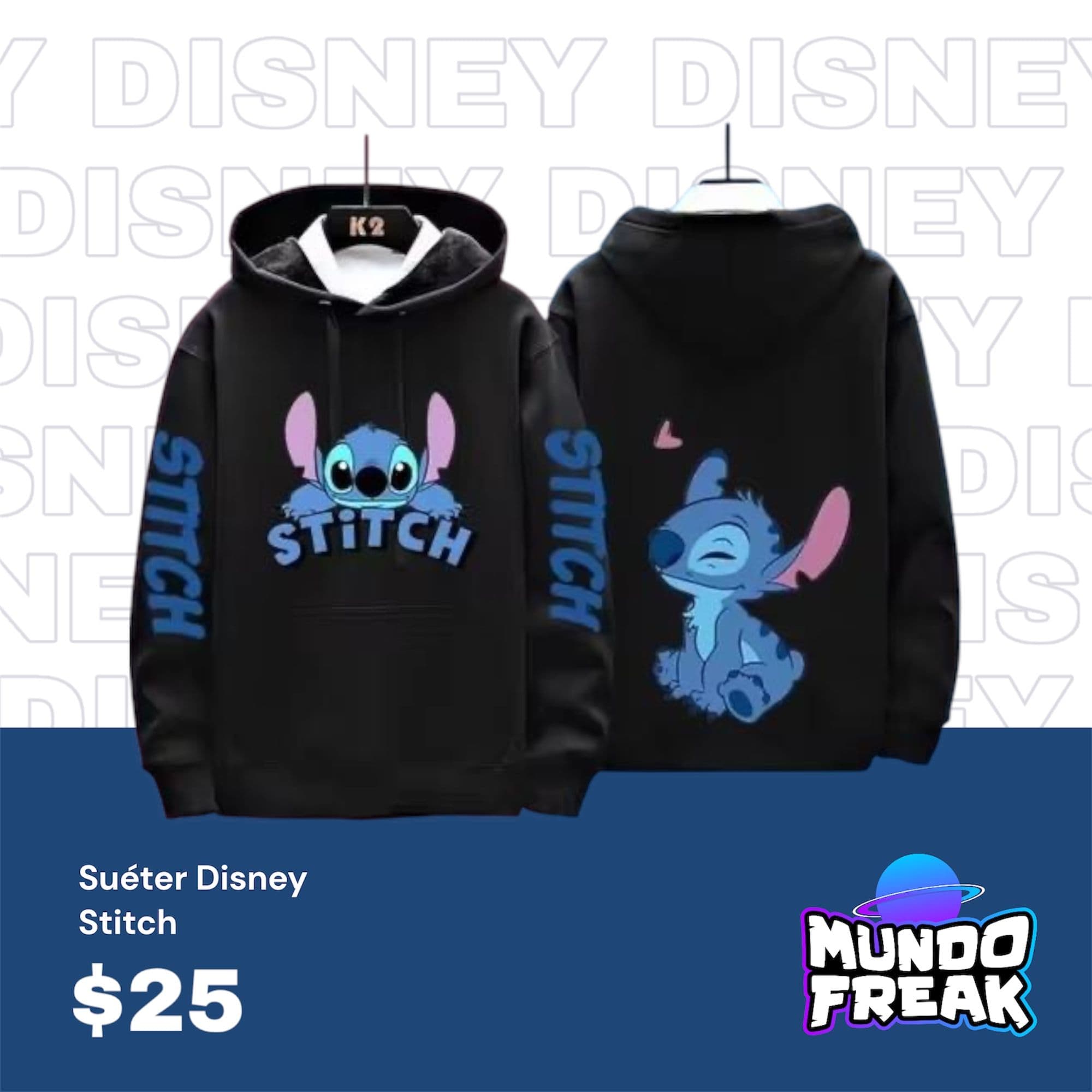 Sueter Stitch Negro