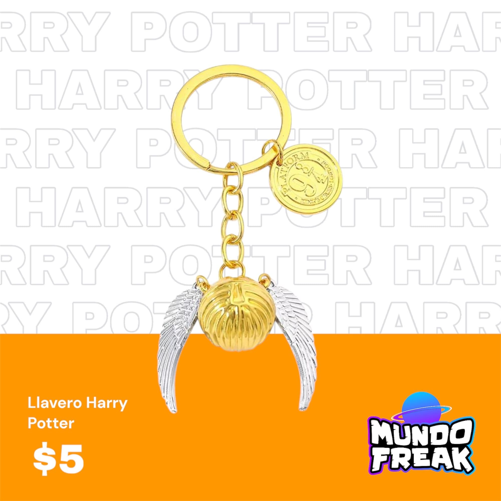 Llavero Harry Potter Snitch metal