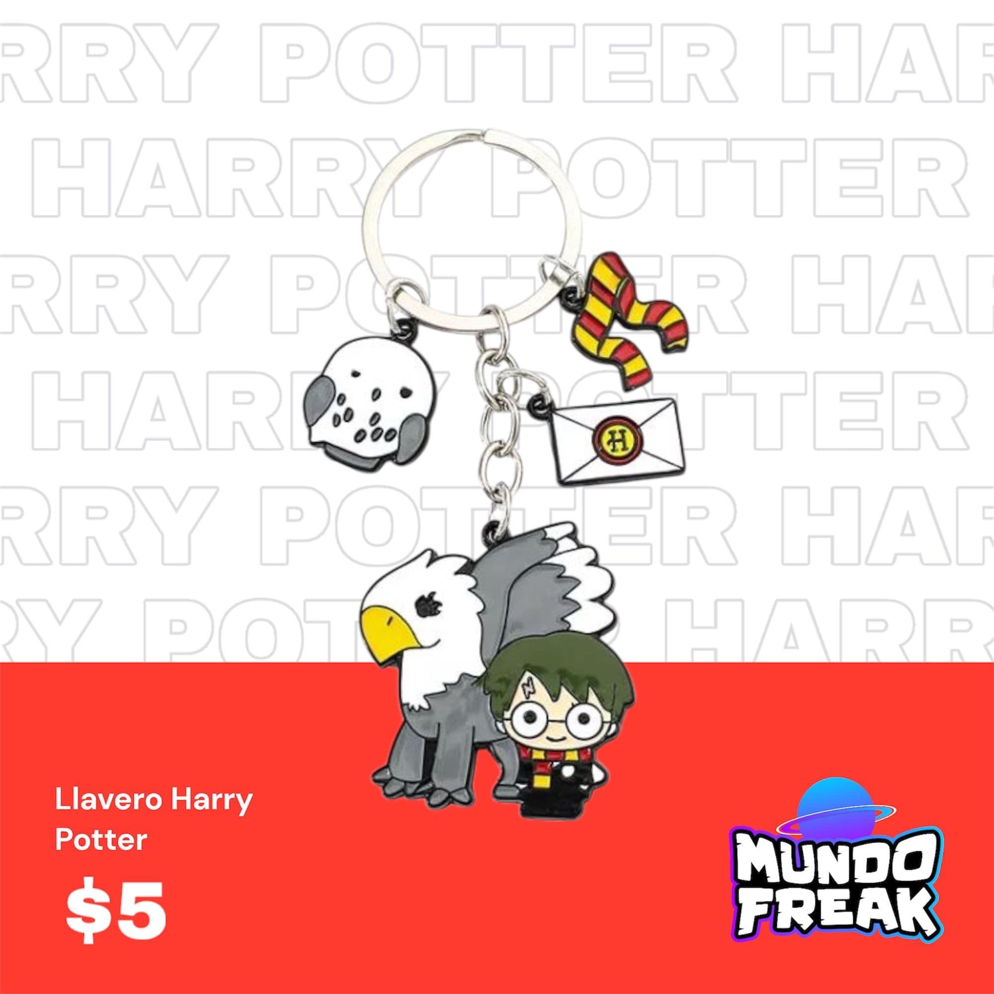 Llavero Harry Potter en pajaro metal - Vista 2