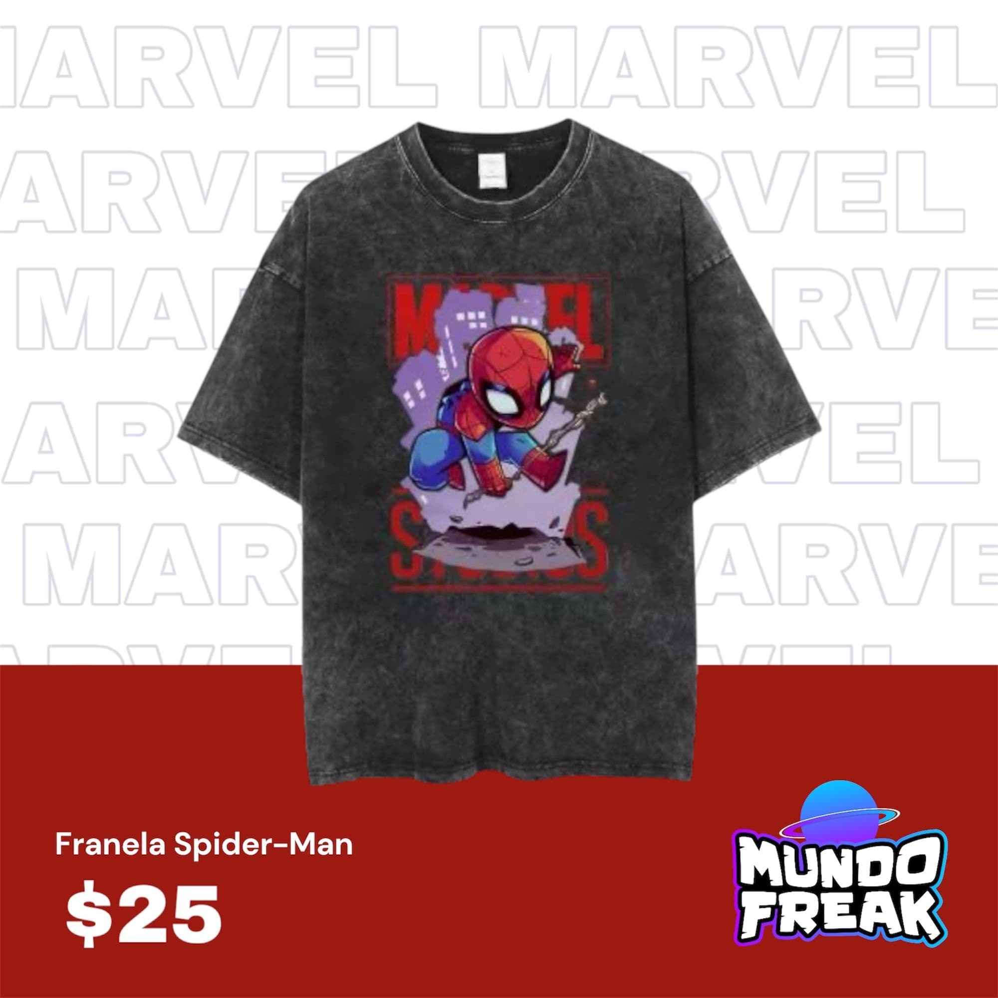 Franela Marvel Spider-Man - Vista 2