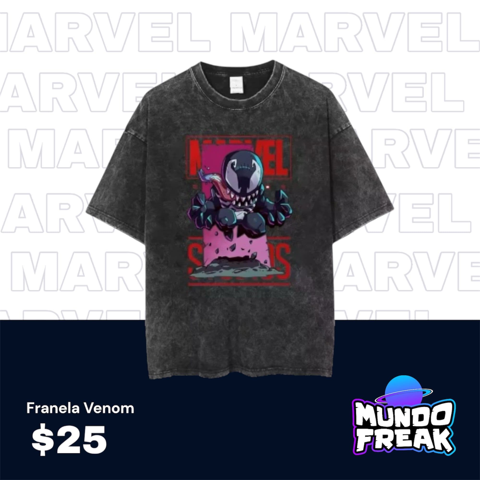 Franela Marvel Venom - Vista 2