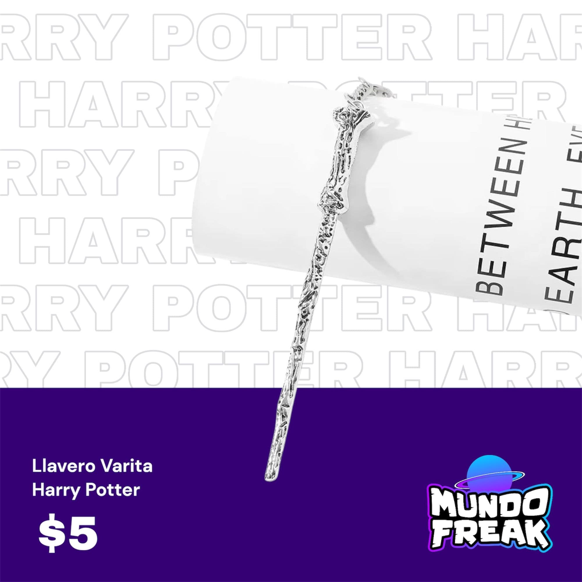 Llavero Varita Harry Potter metal - Vista 2