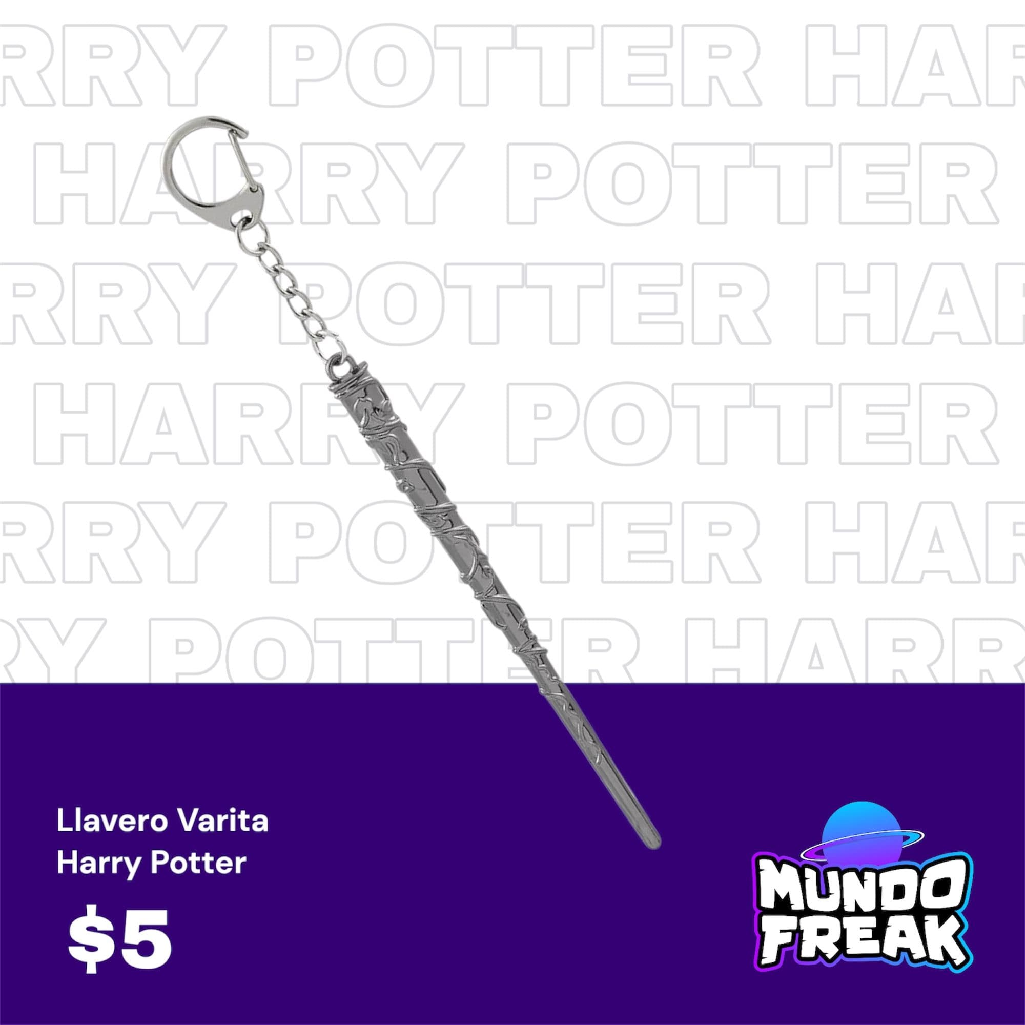 Llavero Varita Harry Potter metal