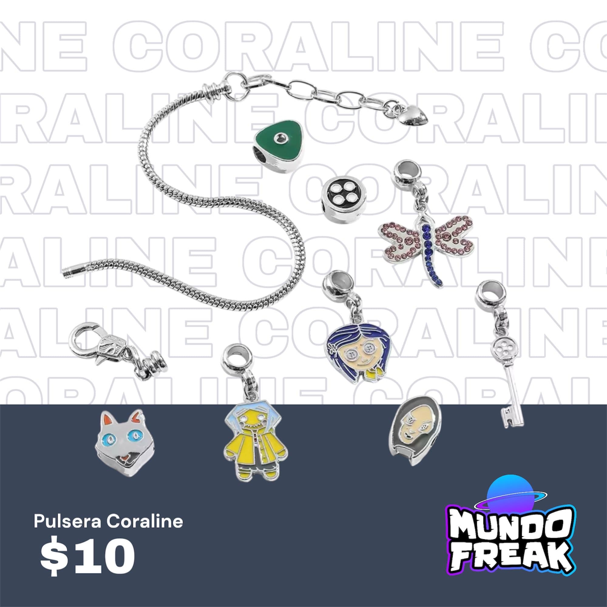Pulsera tipo Pandora Coraline - Vista 4