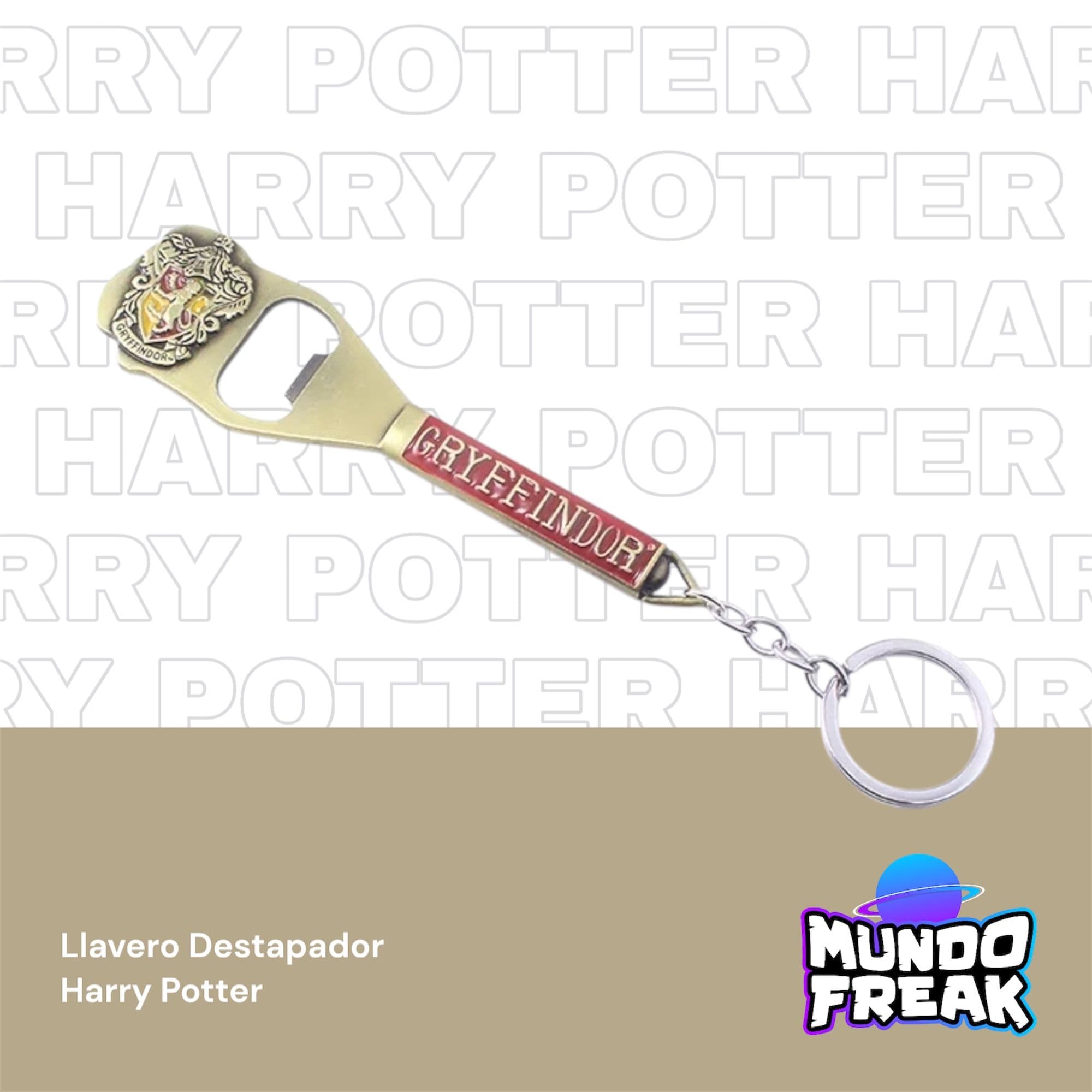 Llavero destapador Harry Potter Slytherin metal
