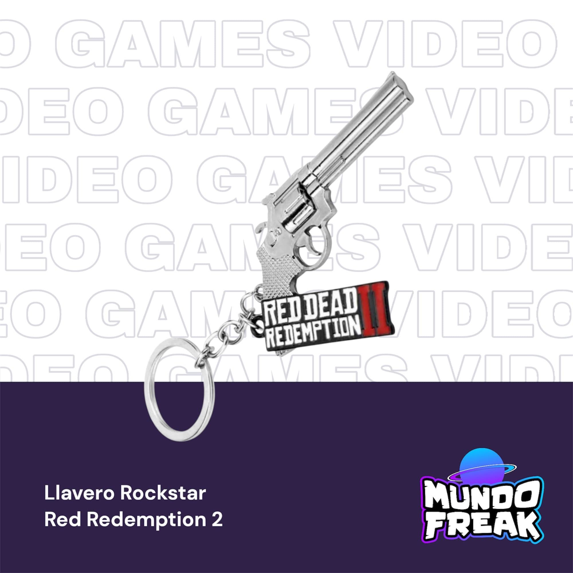 Llavero metálico Red Dead Redemption