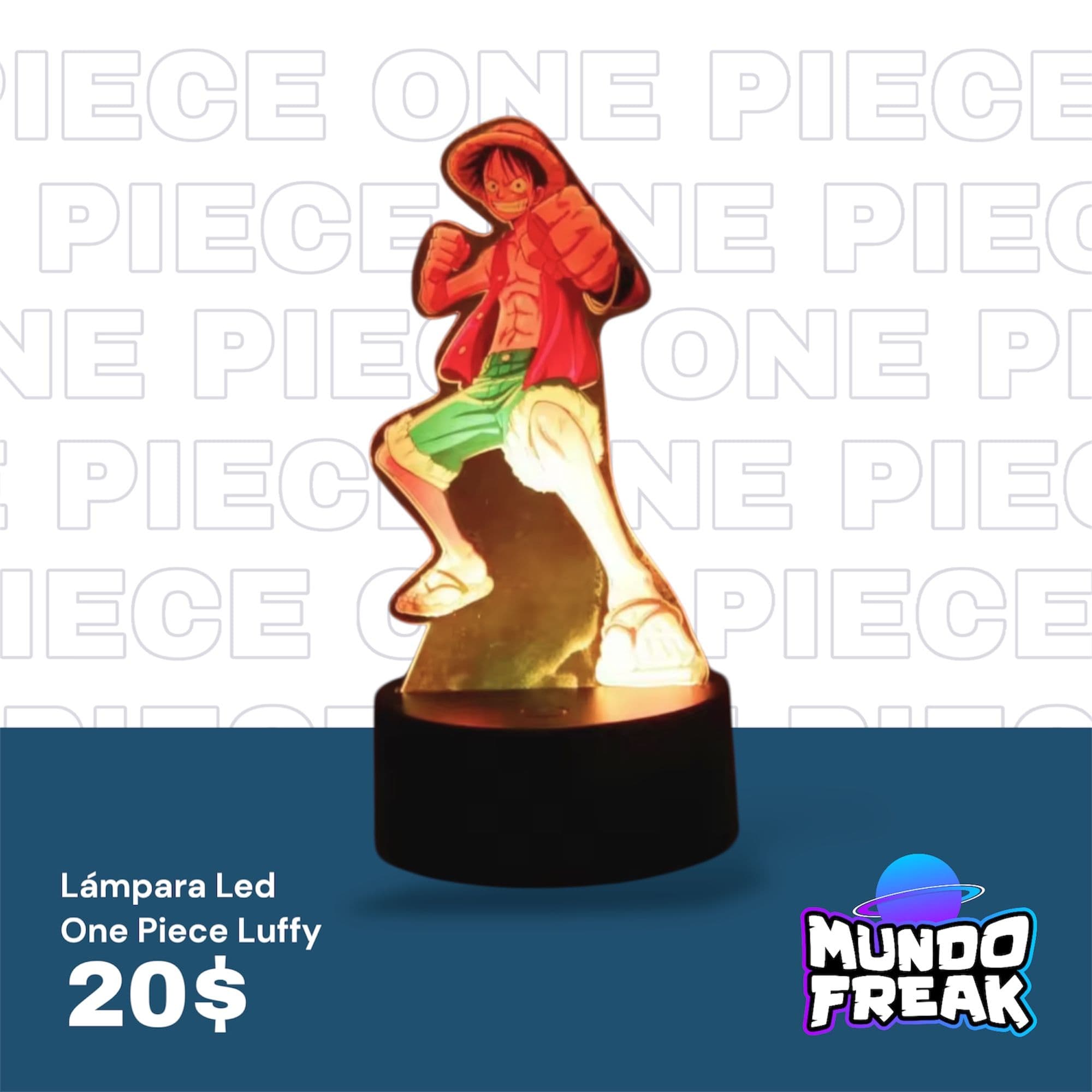 Lampara led de luffy - Vista 2