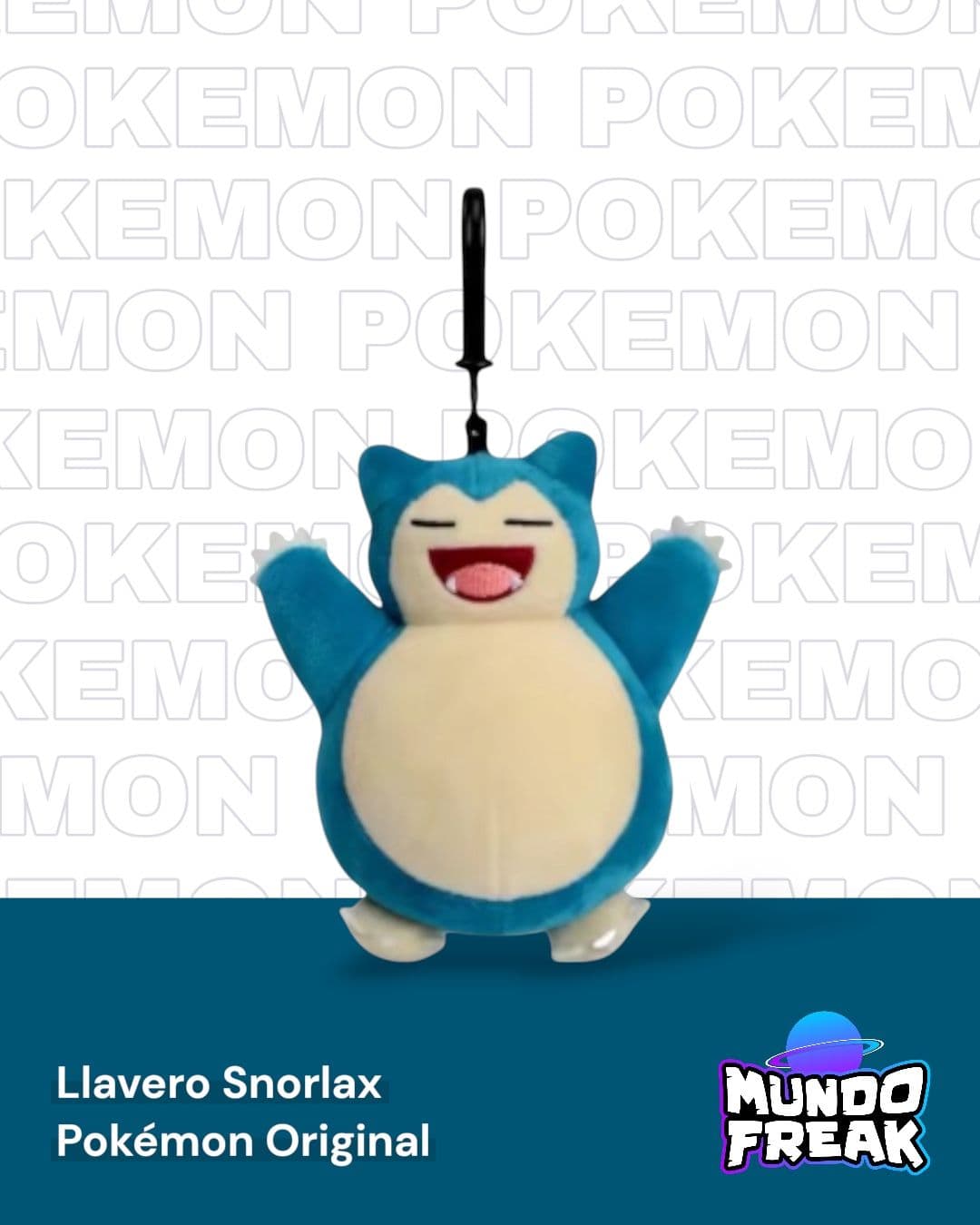 Llavero Snorlax Pokémon Original