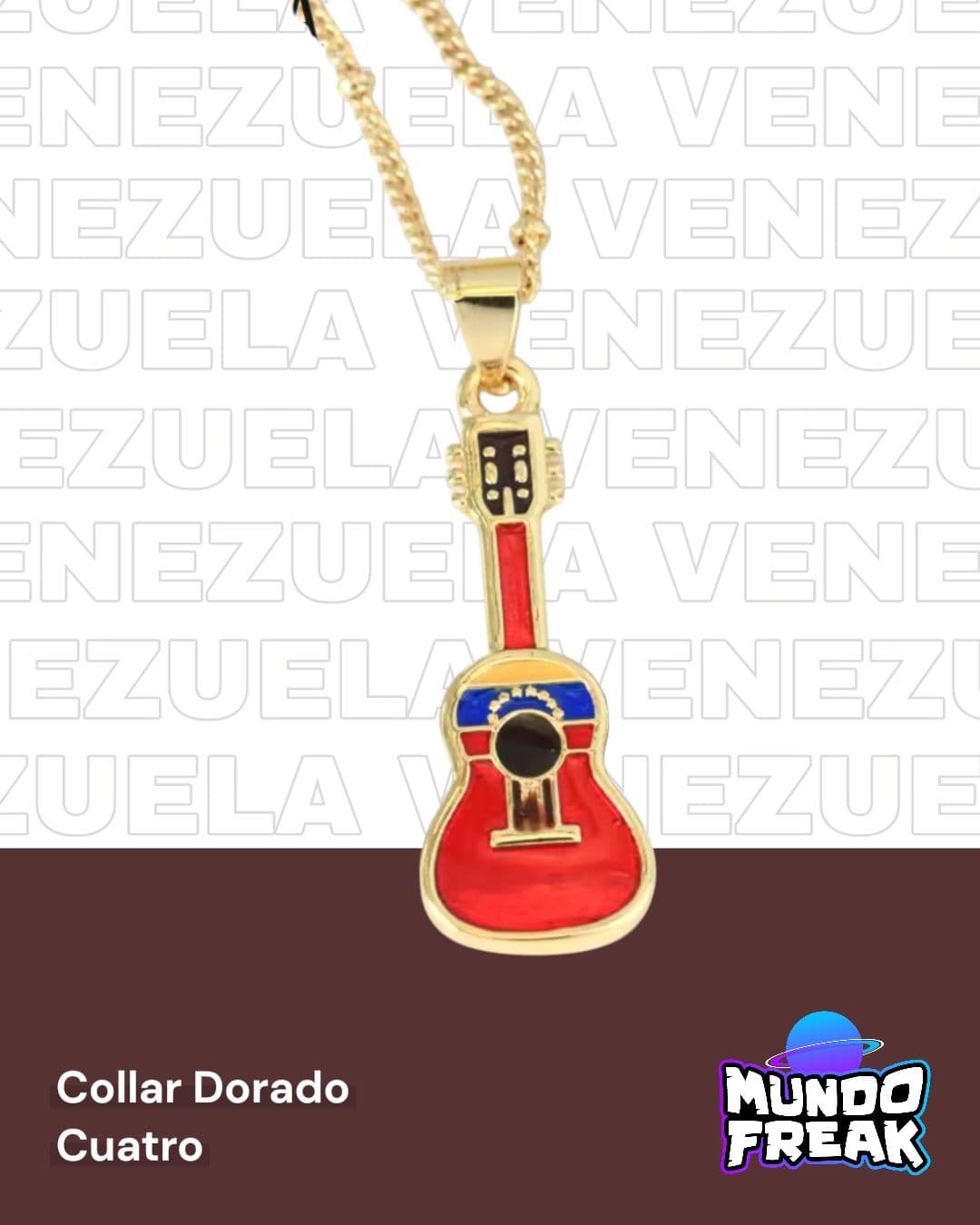 Collar dorado Cuatro