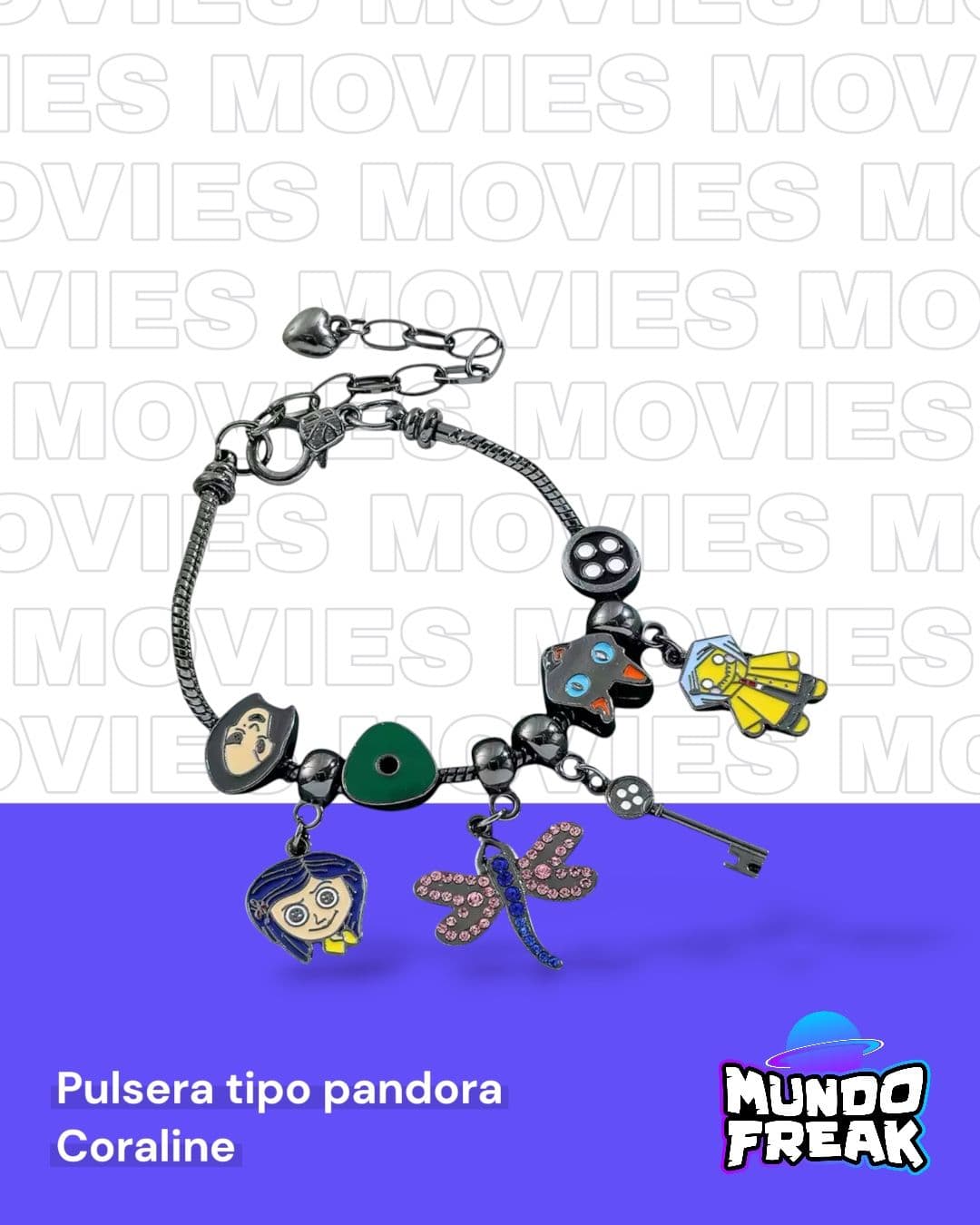 Pulsera tipo Pandora Coraline - Vista 5