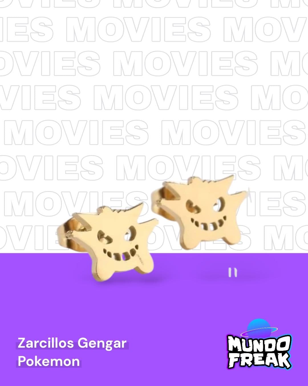 Zarcillos Gengar