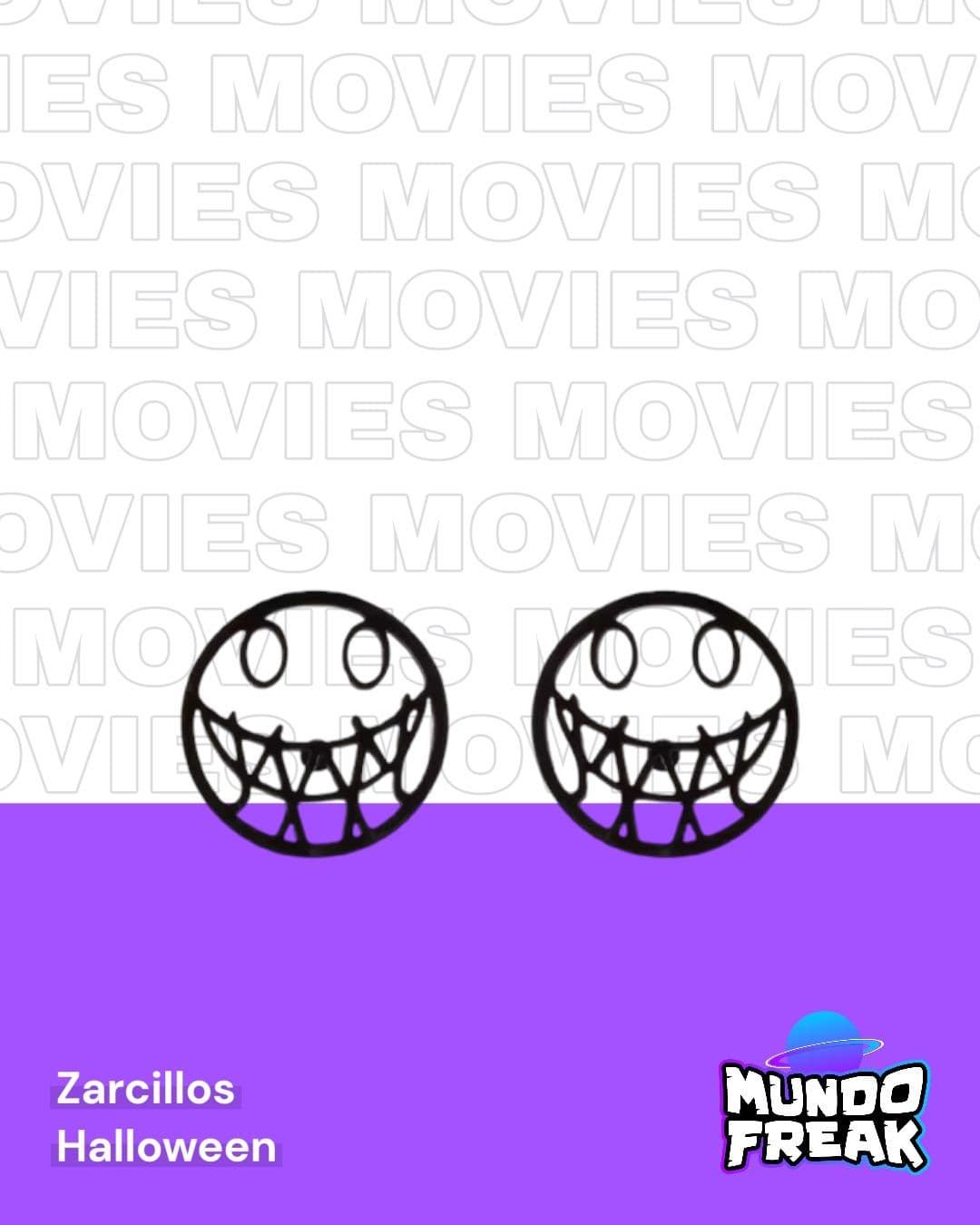 Zarcillos Halloween - Vista 4