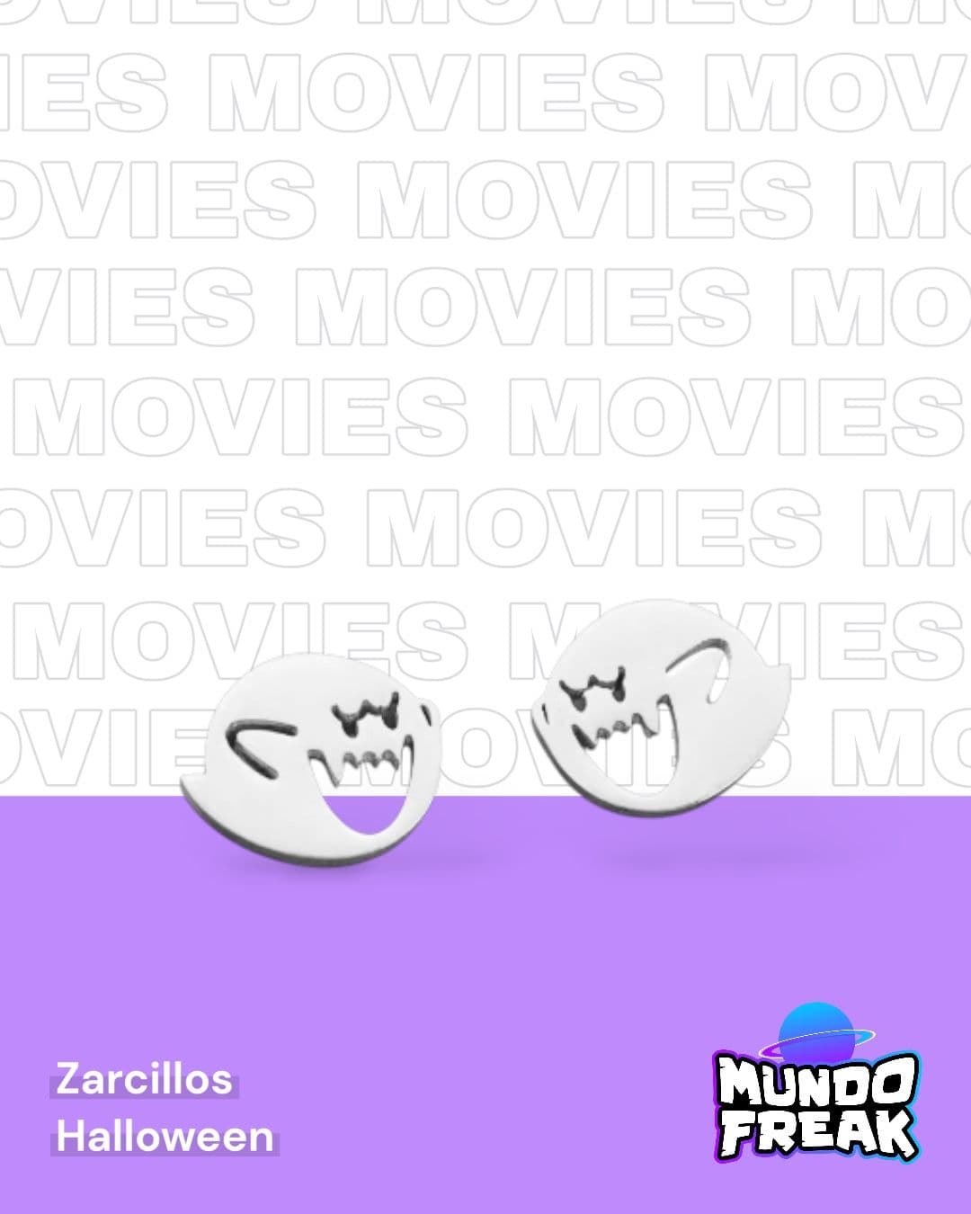 Zarcillos Halloween - Vista 3
