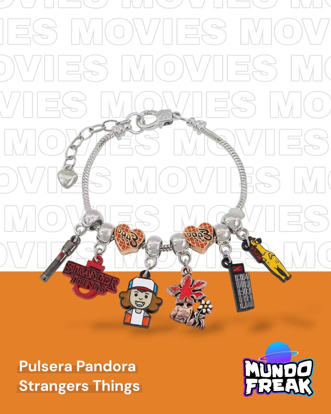 Pulsera Pandora Stranger Things - Vista 2