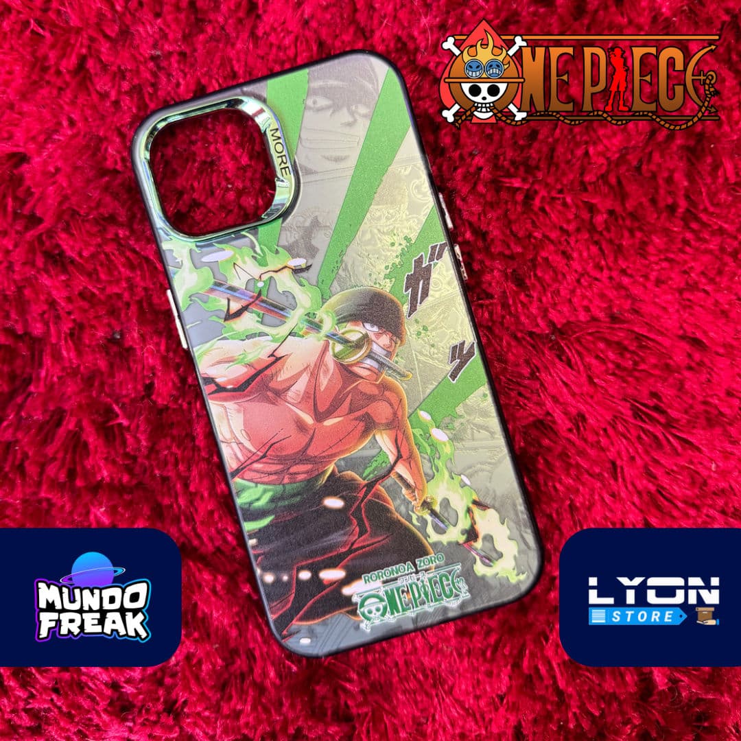 Forro one piece zoro con espada en la boca iphone 14pro max