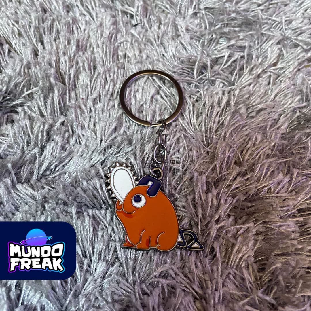 Llavero Chainsaw Man de tela