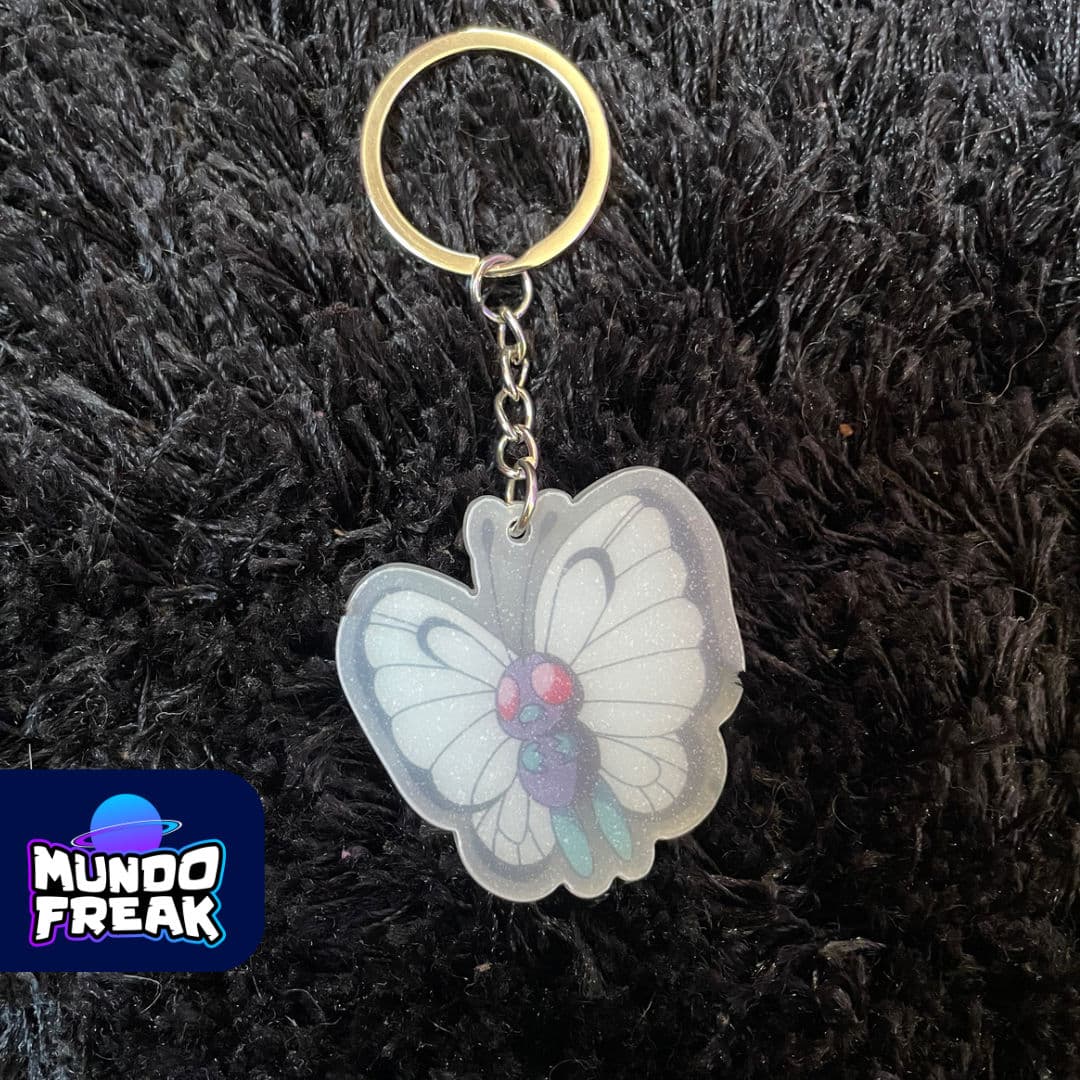 Llavero pokemon Butterfree acrilico