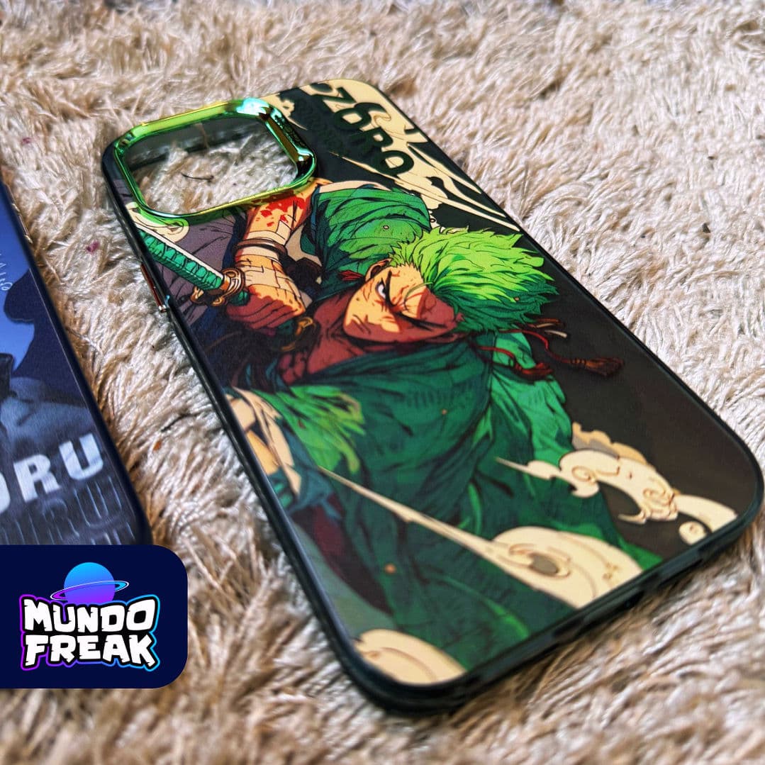 Forro one piece zoro verde iphone 14pro max