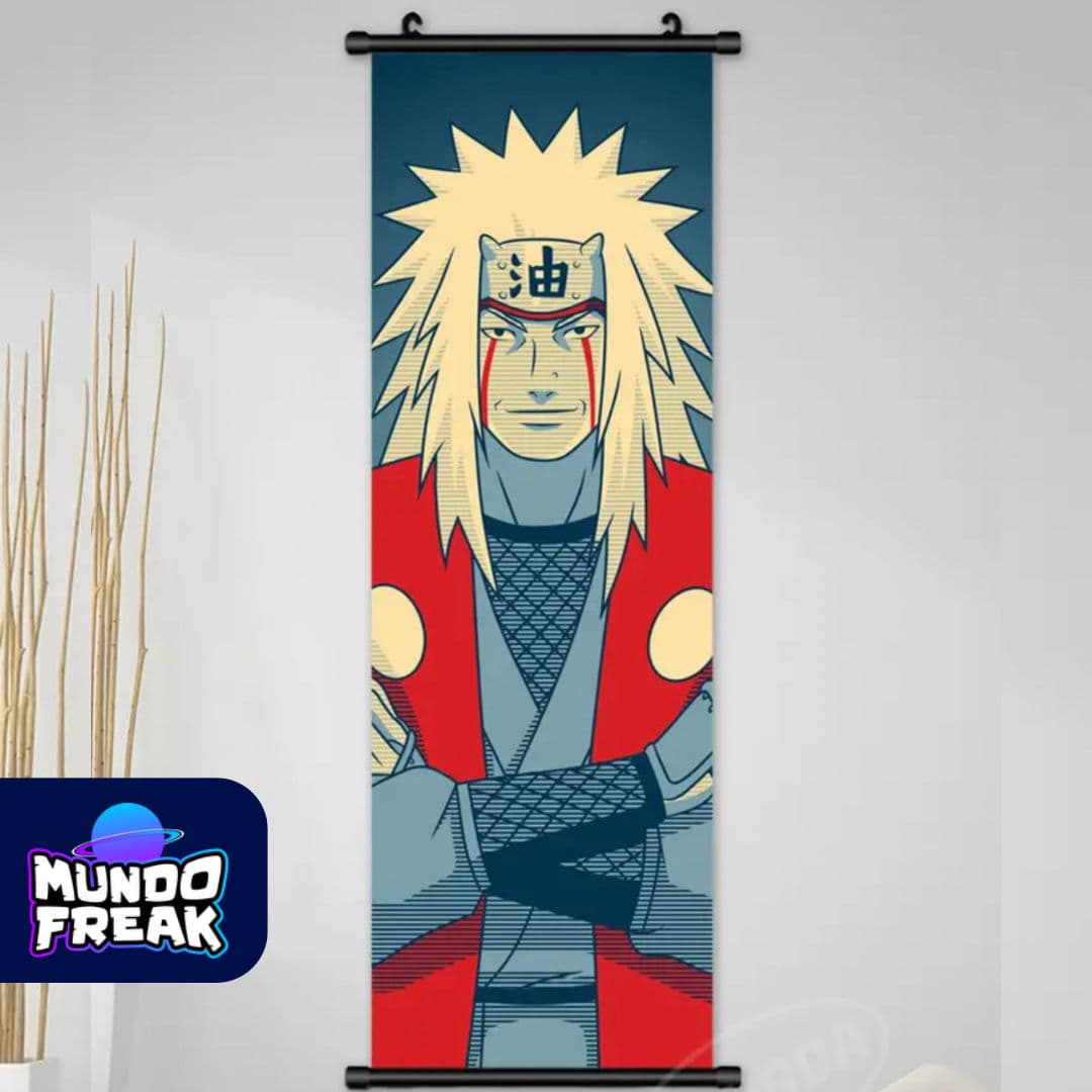 pergamino naruto minato amarillo 20x60cm