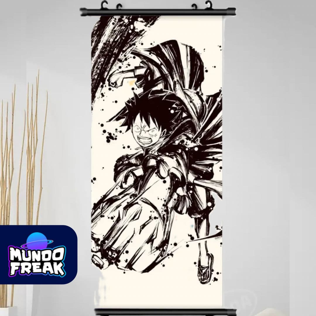 pergamino one piece luffy 25x75cm