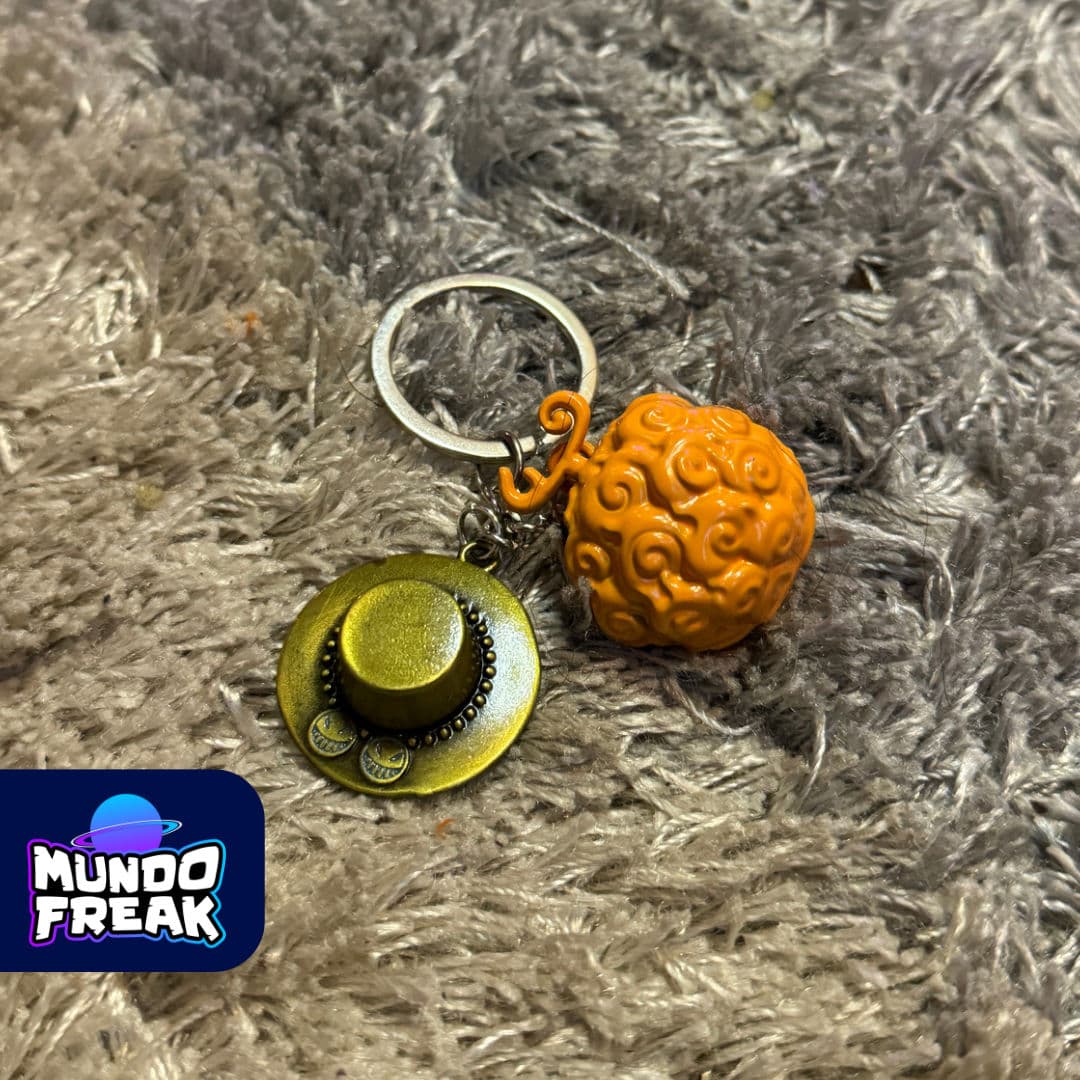 Llavero one piece Ace metal