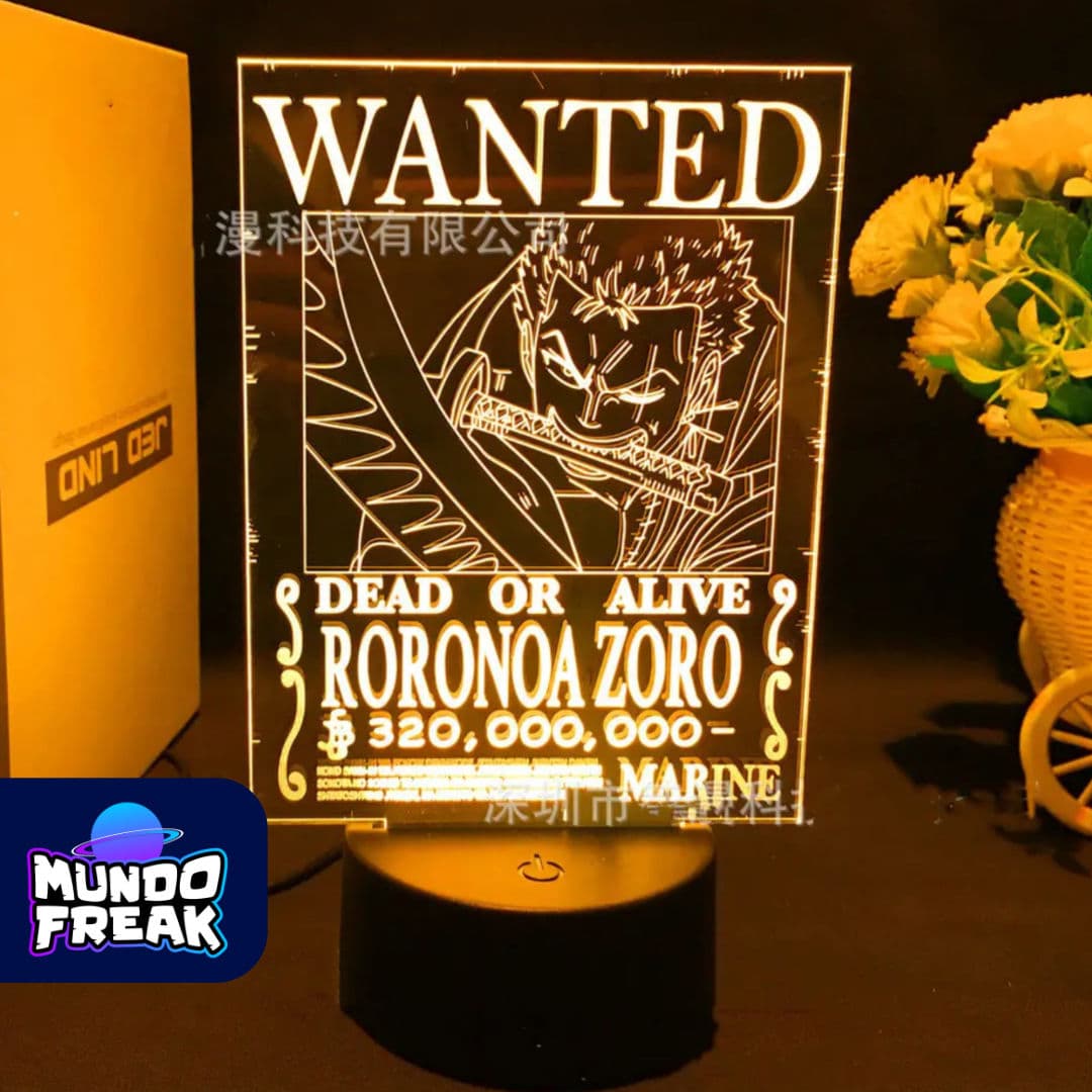 Lampara led Zoro Wanted